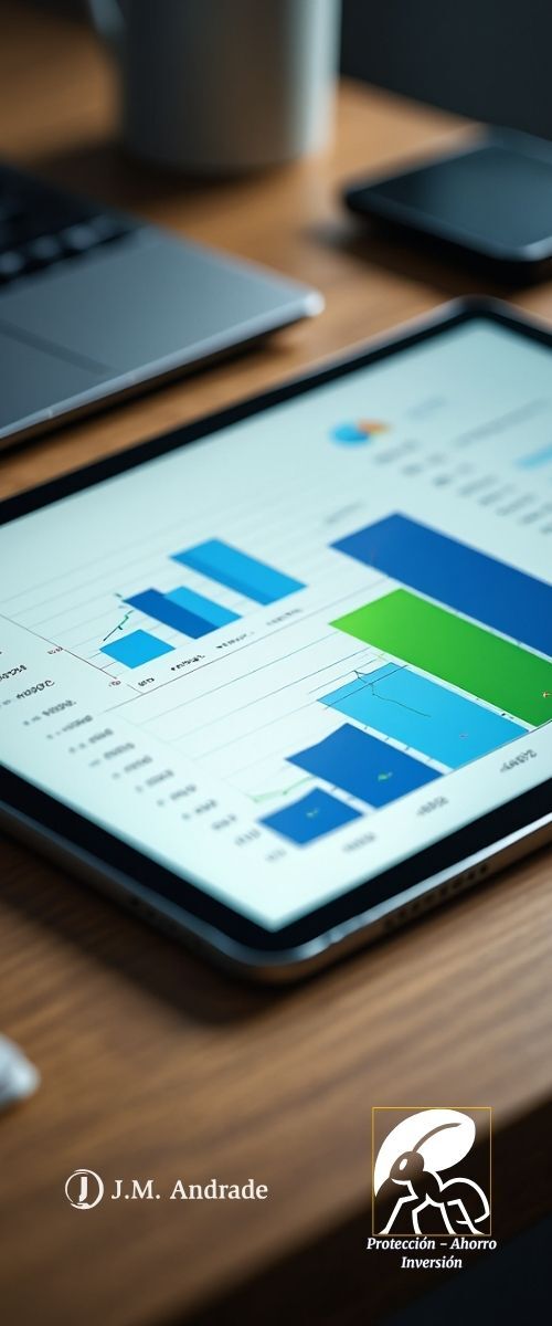 Gráfico que representa claridad y crecimiento financiero